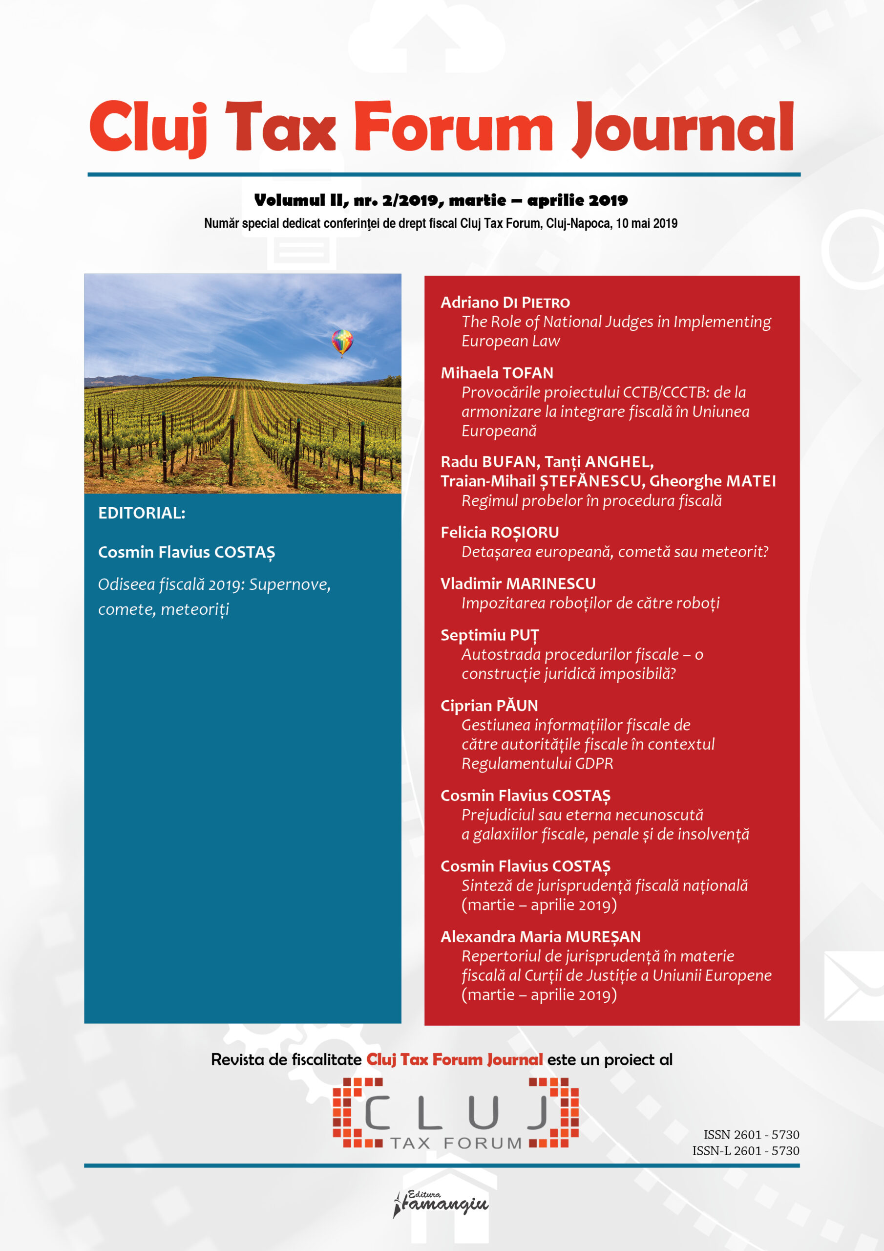 Cluj Tax Forum Journal 2_2019