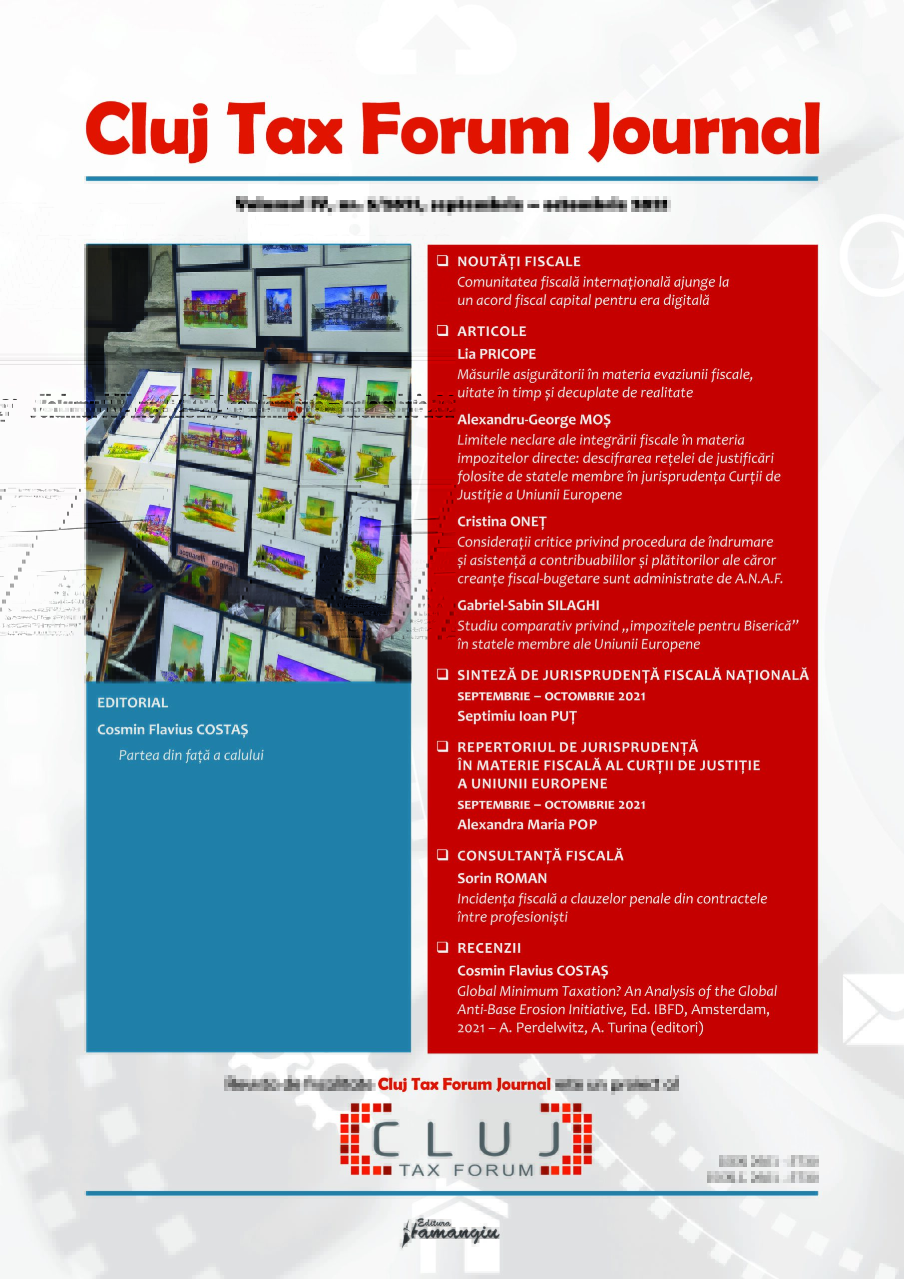Cluj Tax Forum Journal 5_2021