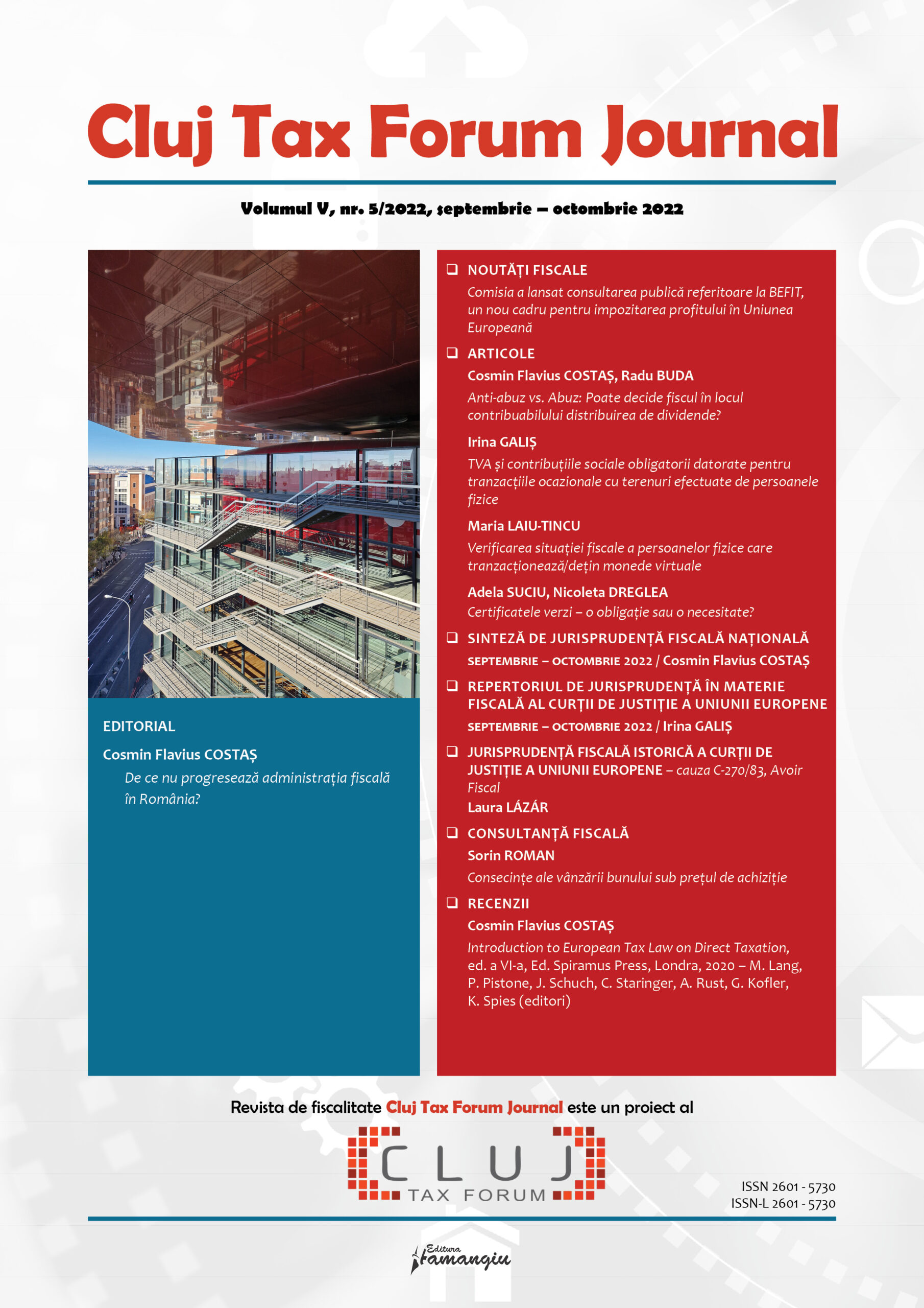 Cluj Tax Forum Journal 5_2022
